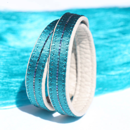 Bracelet Eterna emerald blue Sサイズ
