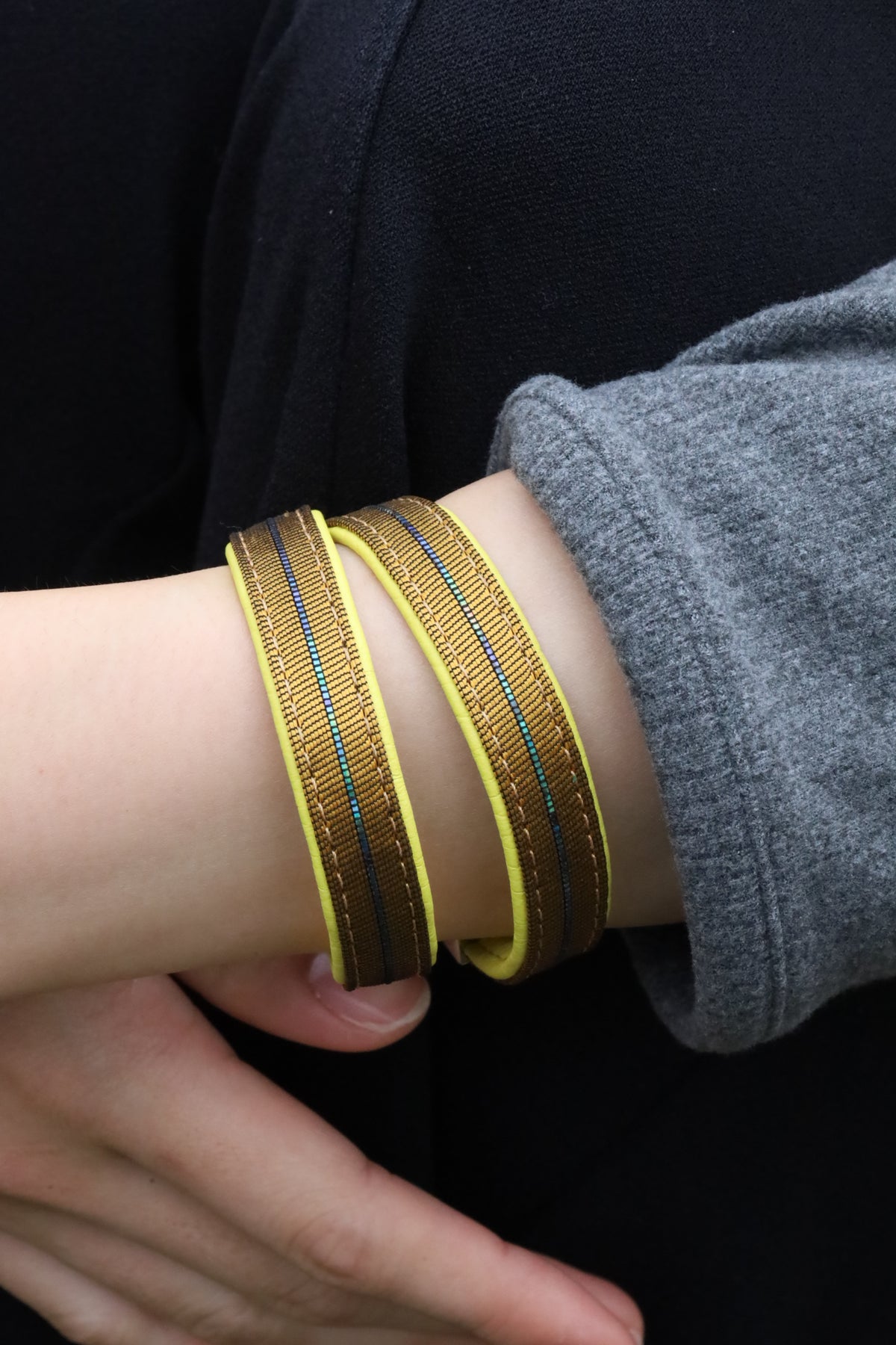 Bracelet Eterna close-up on wrist