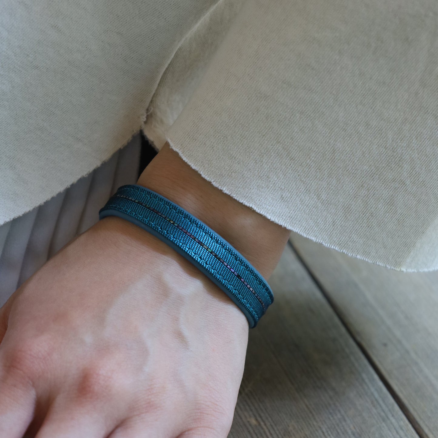 Bracelet Luna turquoise blue S size