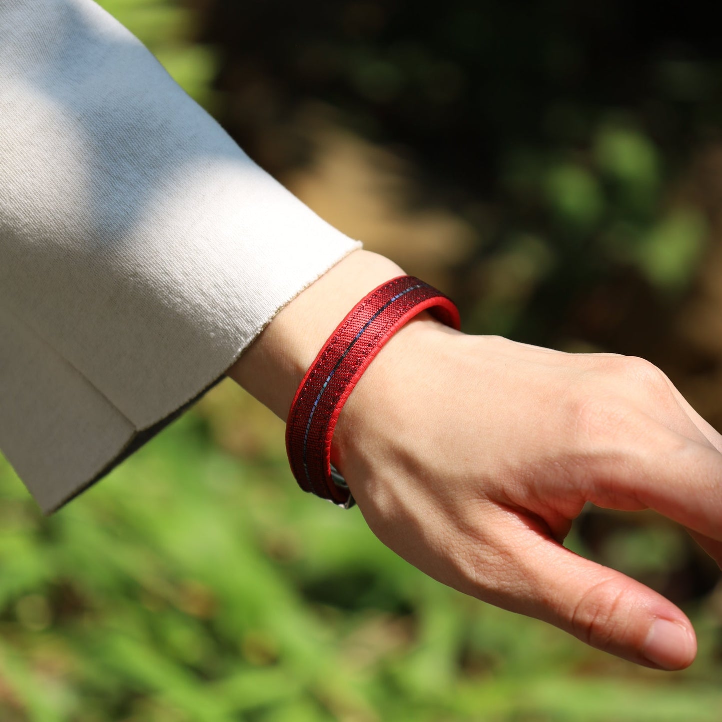 Bracelet Luna vermilion red S size