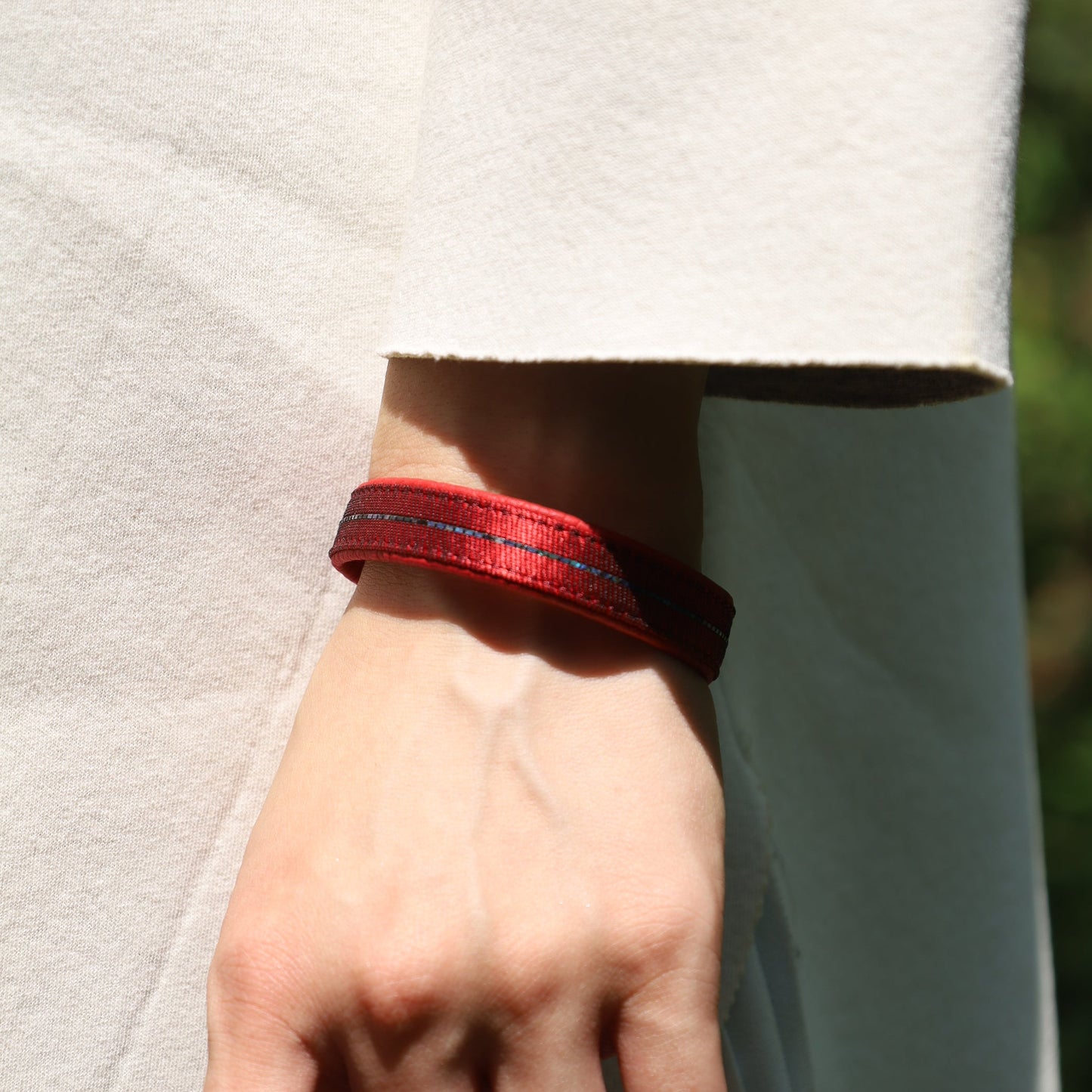 Bracelet Luna vermilion red S size