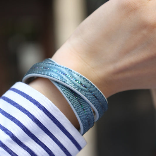 Bracelet Eterna pale blue S size