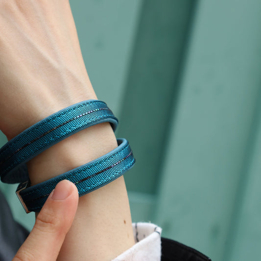 Bracelet Eterna turquoise blue S size