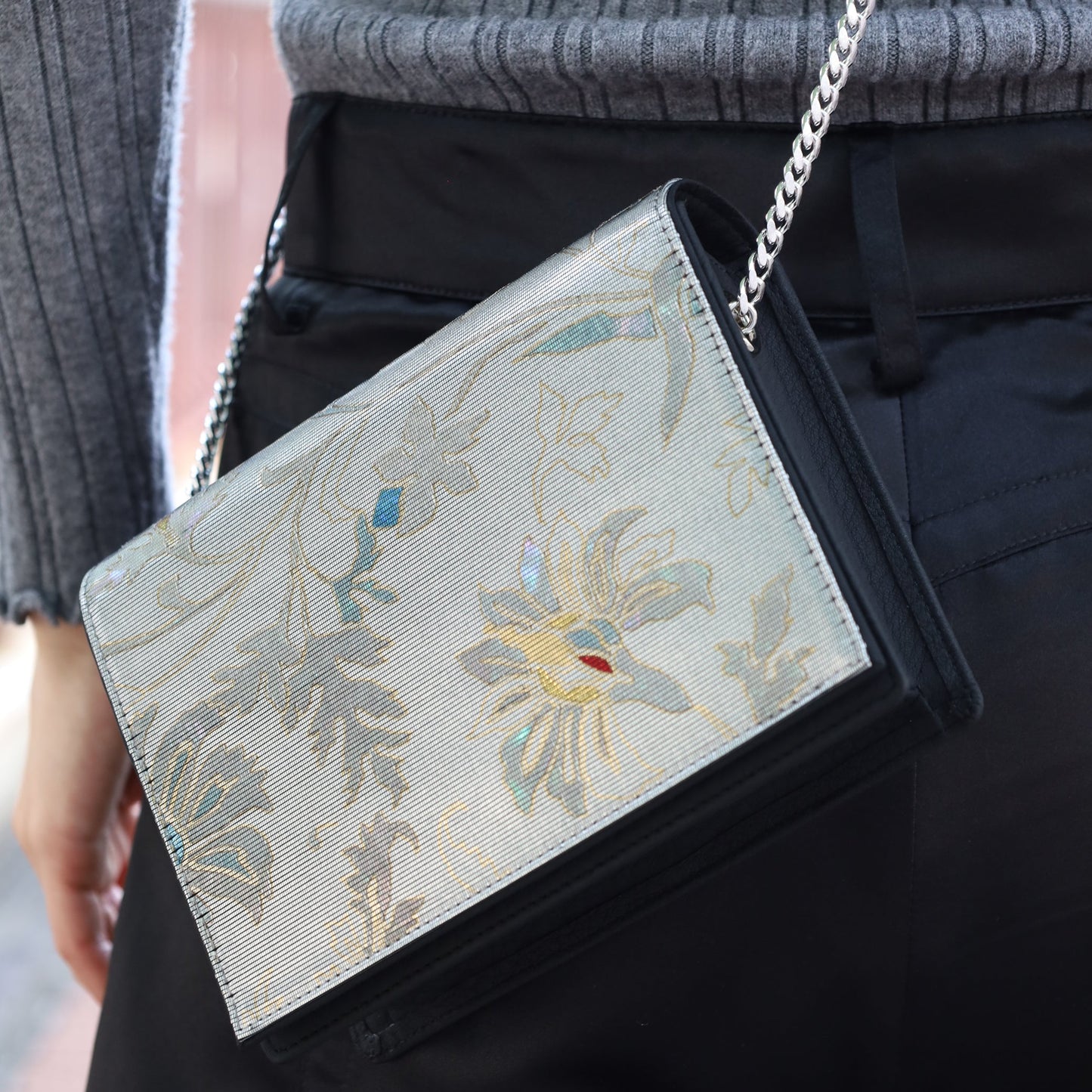 Mini Bag 「SARASA Silver」