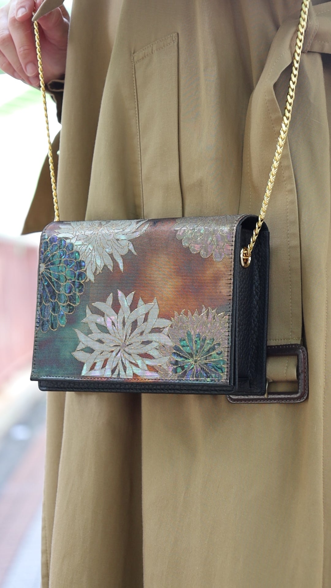 小物 H Mini Bag 「HANA Yakibaku」 – TAMIYARADEN 民谷螺鈿｜オンラインショップ